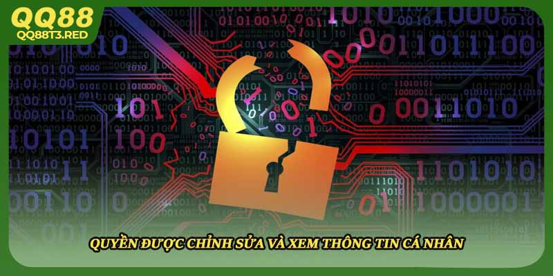 Quyền được chỉnh sửa và xem thông tin cá nhân